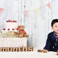 子供とケーキ