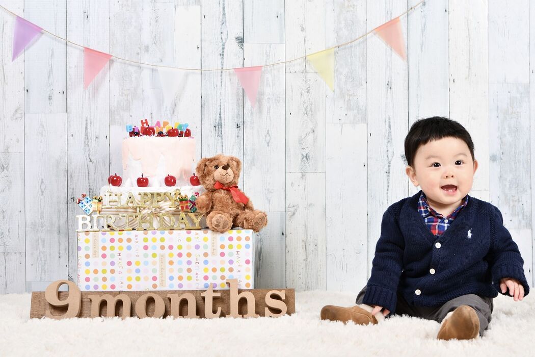 子供とケーキ