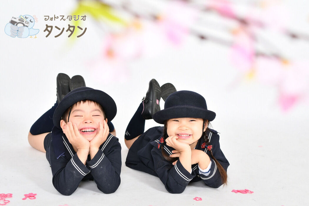 兄妹ショット