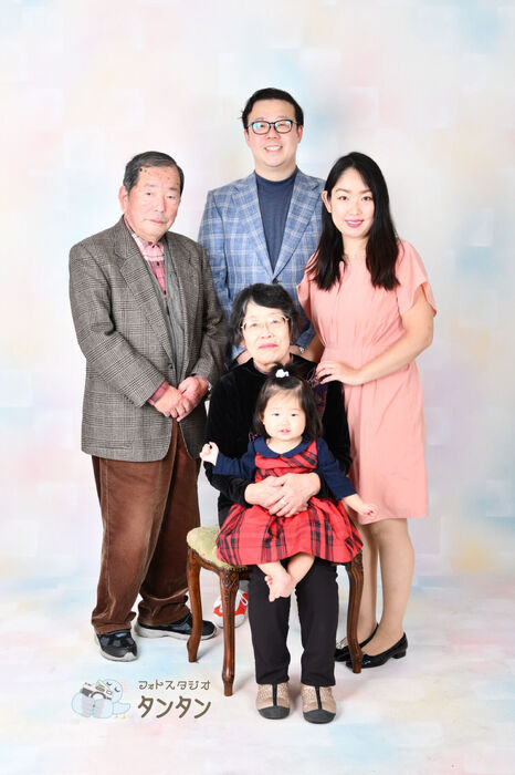 祖父母も一緒に